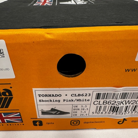 Gola Pink and White Sneakers - Picture 9 of 10